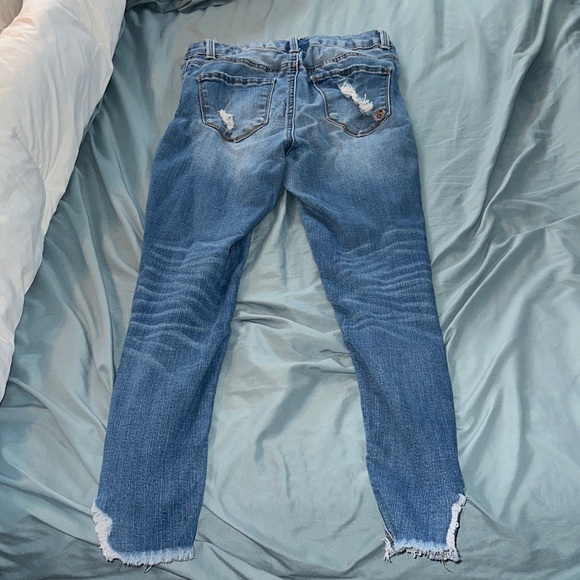 Distressed Blue Jeans - Picture 5 of 5